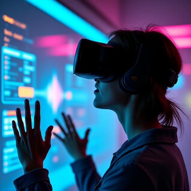 Commandes vocales pour casques VR